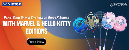 Play Your Game: The Victor DriveX Series with Marvel &amp; Hello Kitty Editions