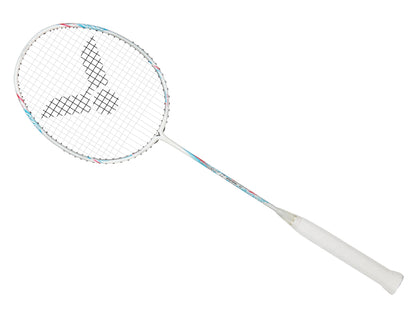 Thruster-220HII Unstrung Badminton Racket ( White/ Light Blue) - 4U/G6