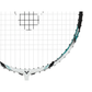 Thruster TK-220HII-A Strung Badminton Racket ( White) - 4U/G6