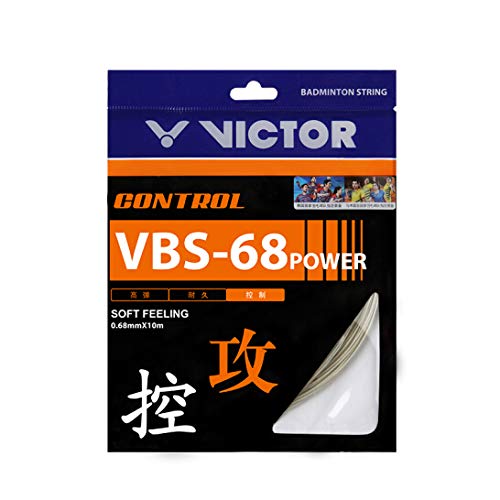 VBS-68POWER Soft Feeling Control Badminton Racket String (Pack of 2)