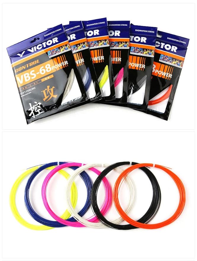 VBS-68POWER Soft Feeling Control Badminton Racket String (Pack of 2)