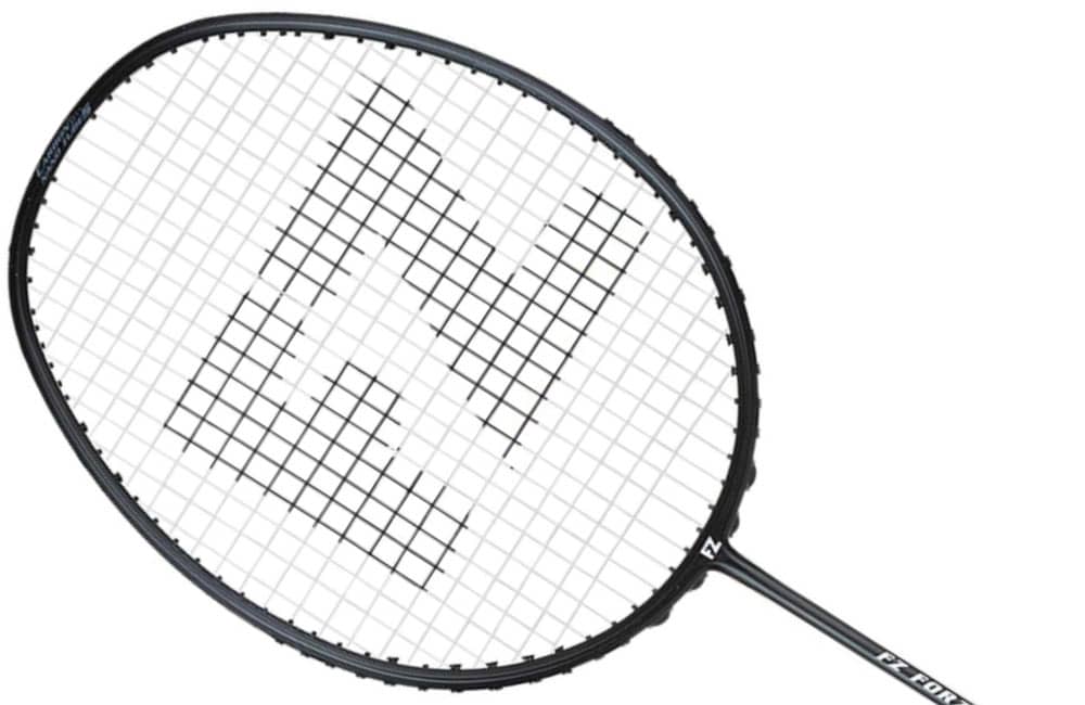 IMPULSE 10 Strung Badminton Racket (Black/White)