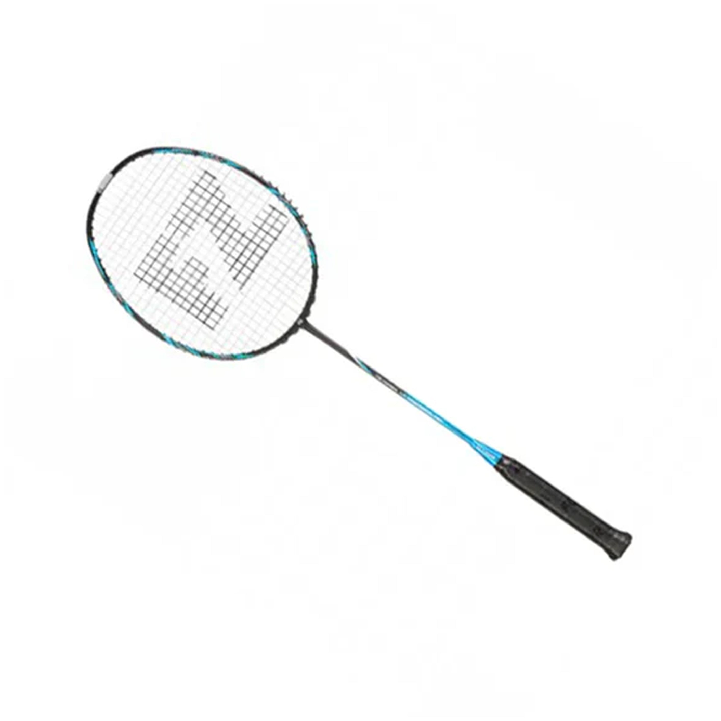 HT Precision 72F Strung Badminton Racket (Light Blue/Black)