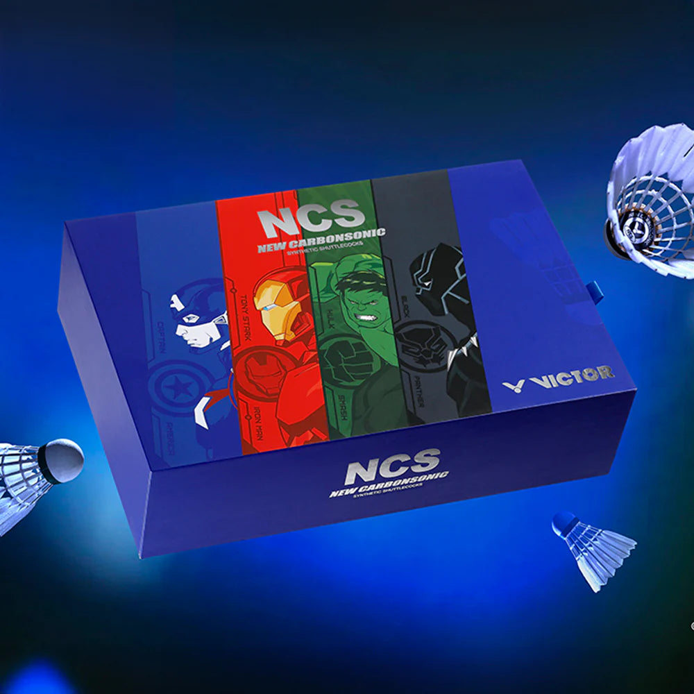 VICTOR AVENGERS NCS CS-77 Synthetic Shuttlecock (Box of 4 Tubes)