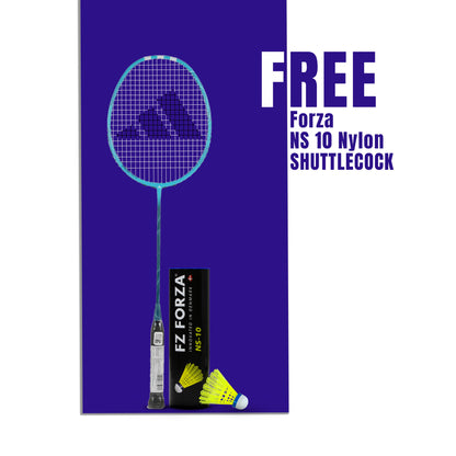 Spieler E Aktiv.1 Strung Badminton Racket (Blue) -4U/G5- Get Nylon Shuttlecock Absolutely free