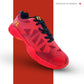 Taila and Tarami Red Badminton Shoes Combo