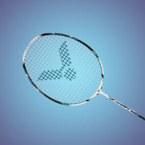 Thruster TK-220HII-A Strung Badminton Racket ( White) - 4U/G6