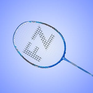 Light 10.1 Strung Badminton Racket (Blue Fish)- 4U/G5