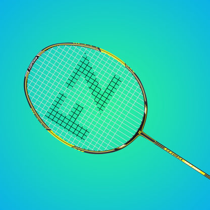 Tour 2000 Strung Badminton Racket(Yellow) - 3U/G5