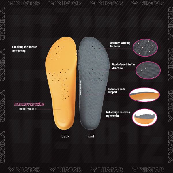VT-XD12 High Resilient / Elastic Multi-functional Sports Insole