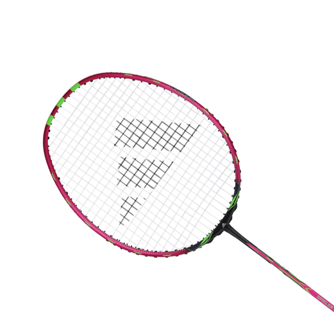 Spieler A09 Strung Badminton Racket (Shock Pink)