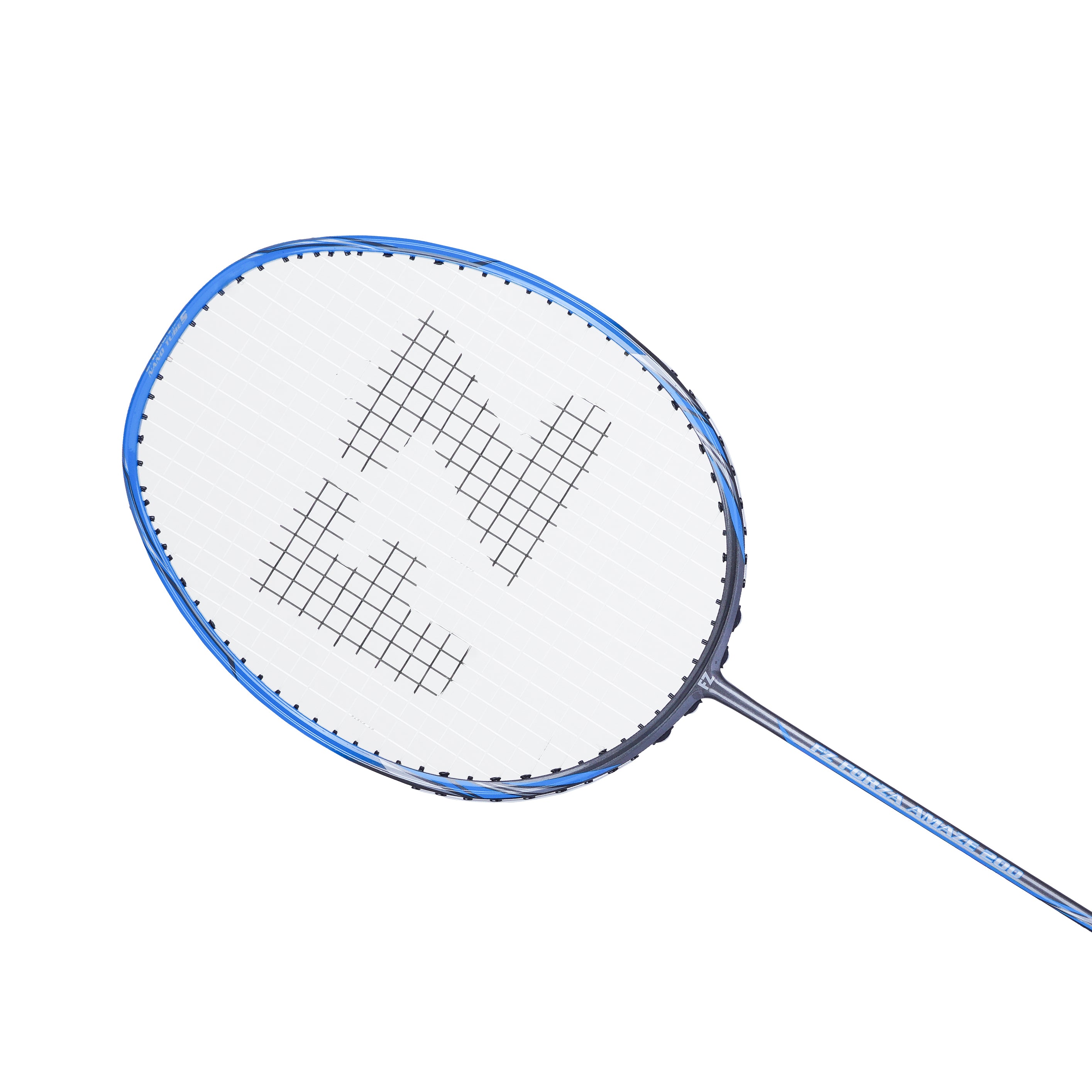 Amaze 200 Strung Badminton Racket (Blue Aster)